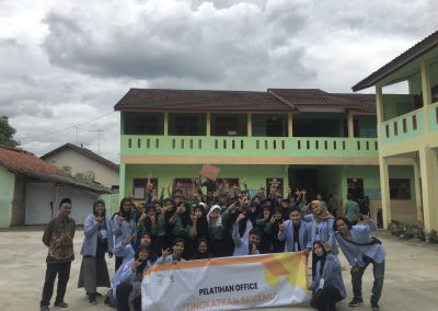 Siswa-Siswi Kelas 9 MTs Nurul Huda Mengikuti Ujian Akhir Pelatihan Microsoft Office