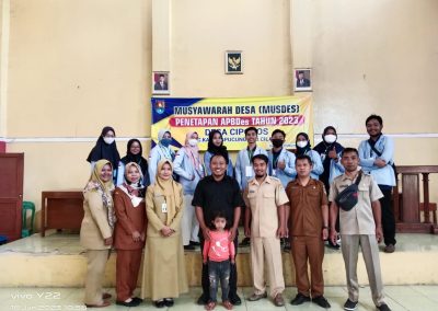 Penerimaan Mahasiswa KKN STMIK Komputama Majenang di Desa Ciporos